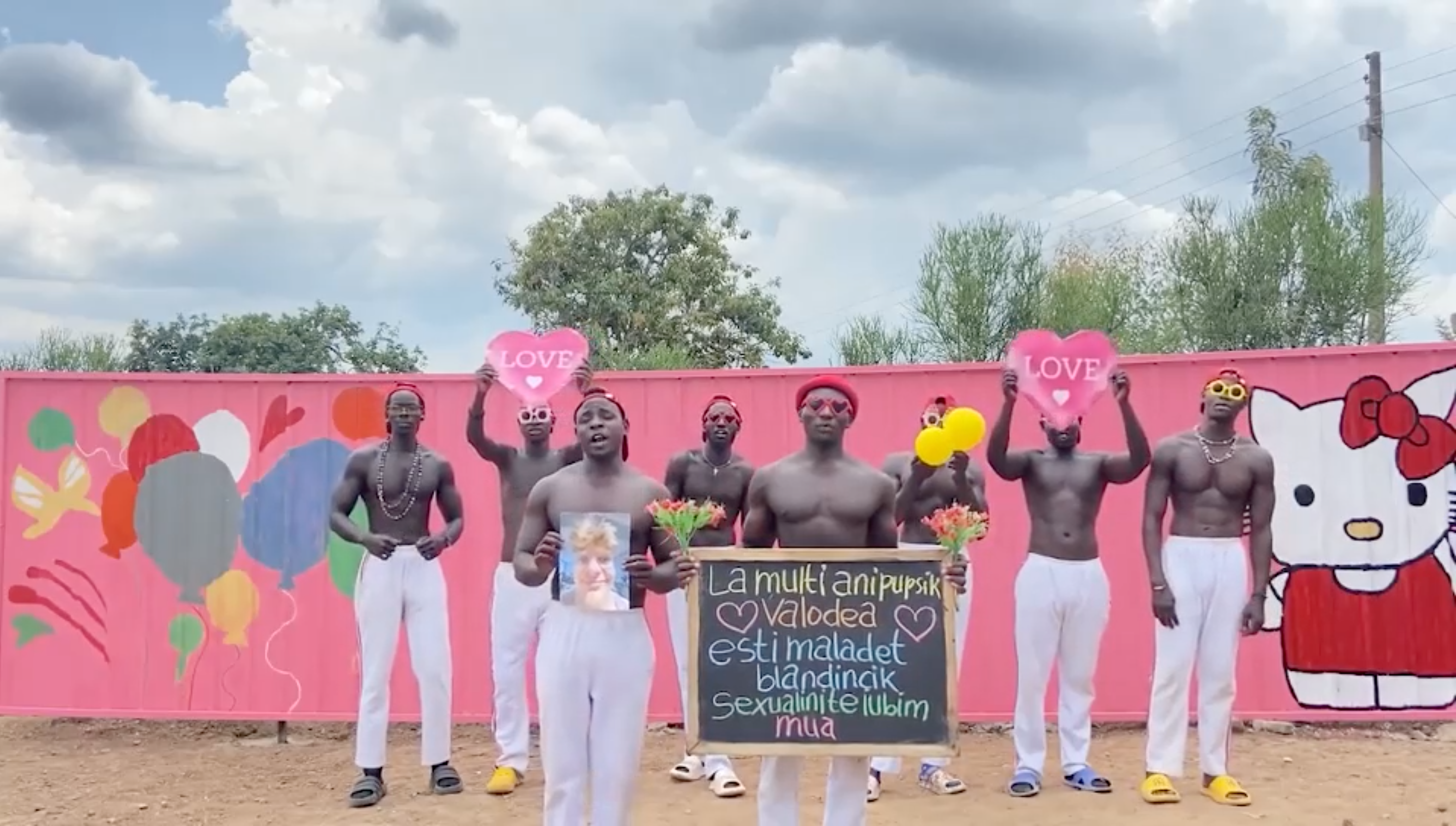 Personalised Funny Dancing Singing African Greeting Video Gift - Body Builder Team - GreetReels - Unique Gift Ideas