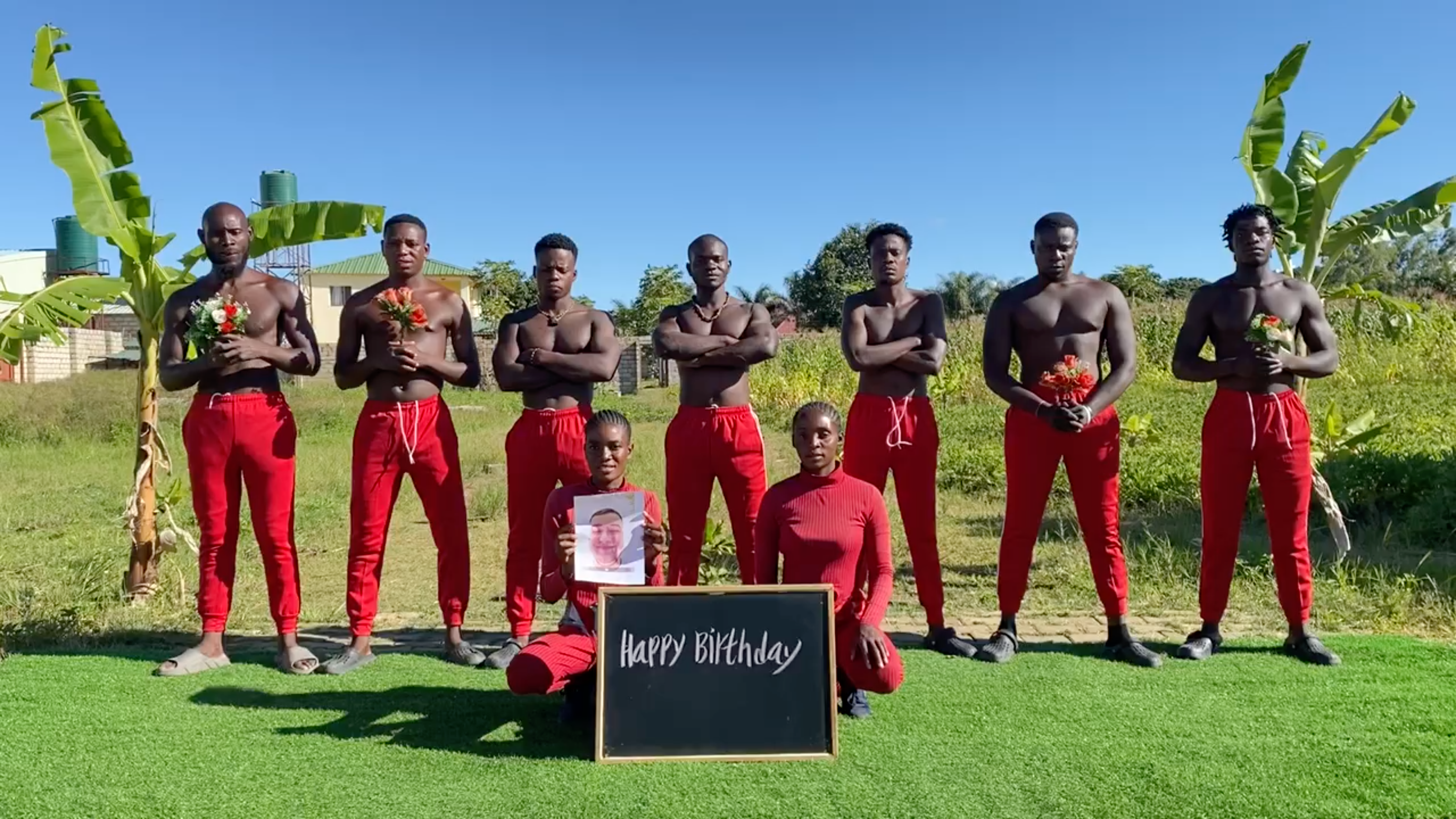 Personalised Funny Dancing Singing African Greeting Video Gift - Red Pants - GreetReels - Unique Gift Ideas